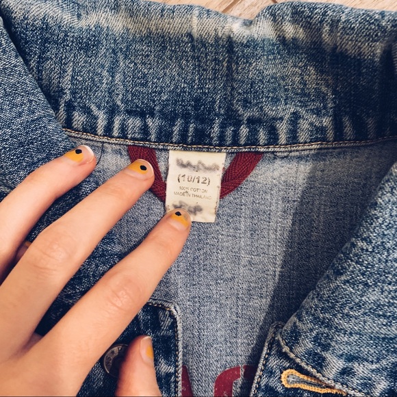 Raw Edge Denim Vest - Picture 4 of 6